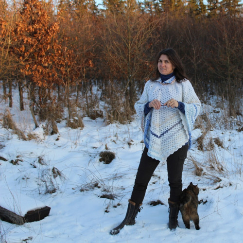 Pončo Sněhová vločka — foto 5