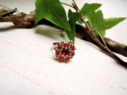 Swarovski prstýnek "Red"- dětský! — foto 3