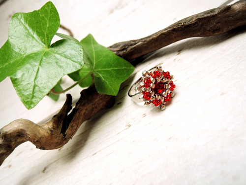 Swarovski prstýnek "Red"- dětský! — foto 2