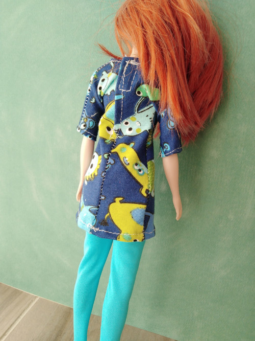 Tunika a legíny na Barbie — foto 3