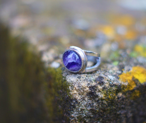 Nerezový prsten..." Purple day " — foto 2