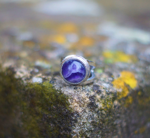 Nerezový prsten..." Purple day " — foto 4
