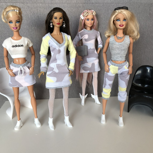 3/4 tepláky pro barbie — foto 2