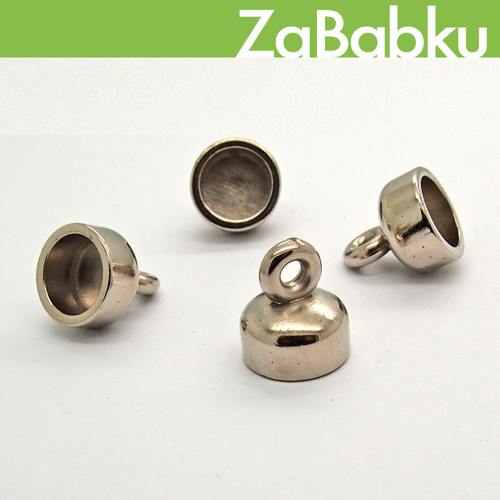 Koncovky CCB - 4 ks - Barva platiny — foto 2