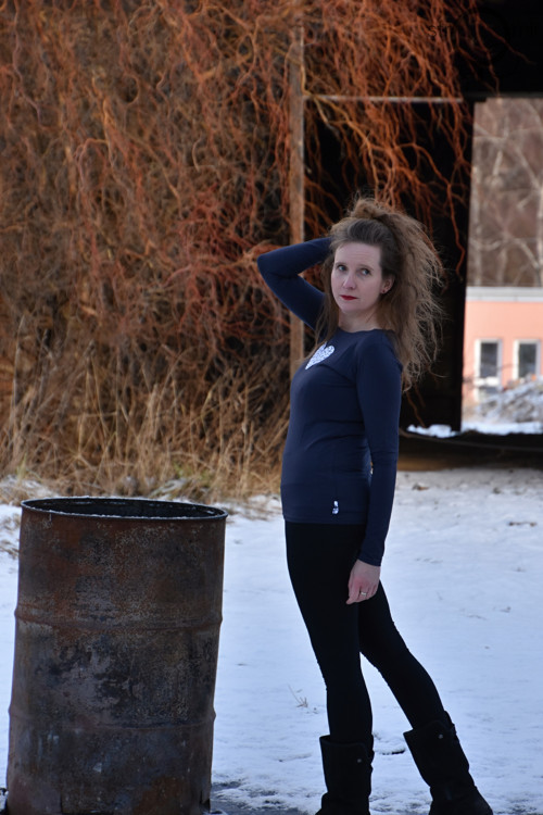 Šedé se srdcem, vel. M — foto 3