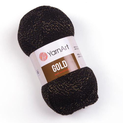 Příze Gold - hnědočerná — foto 2