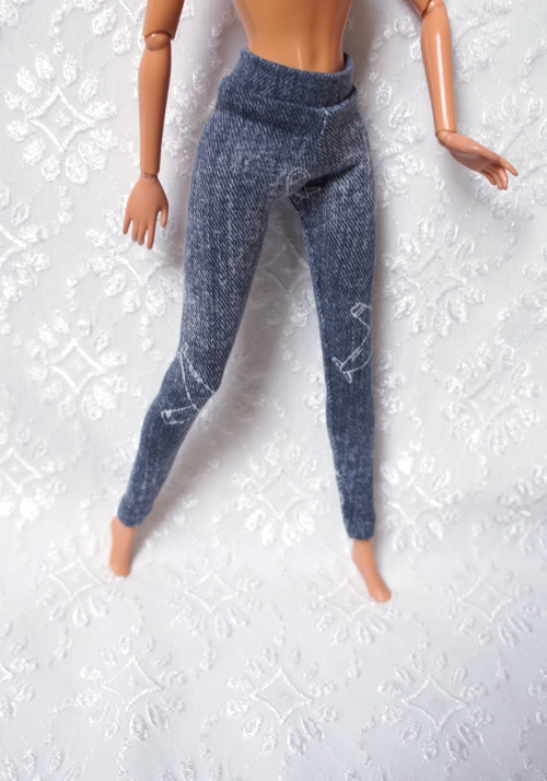 Legíny - jeans — foto 2