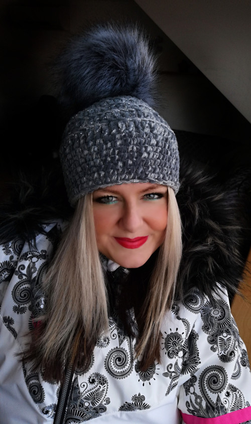 Sametový háčkovaný kulich /SKLADEM — foto 2