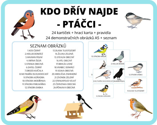 Kdo dřív najde - PTÁČCI — foto 2