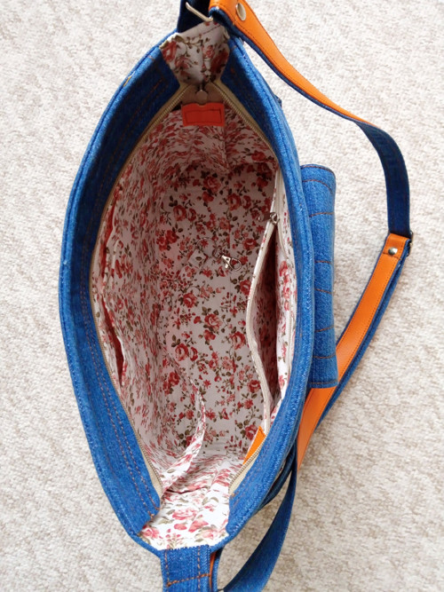 RIKE- crossbody džínová — foto 5