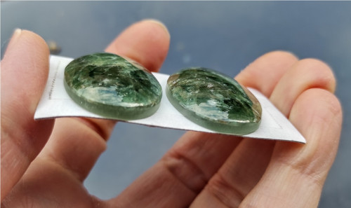 Apatit - pár, ID 2407, 33x22 mm — foto 4