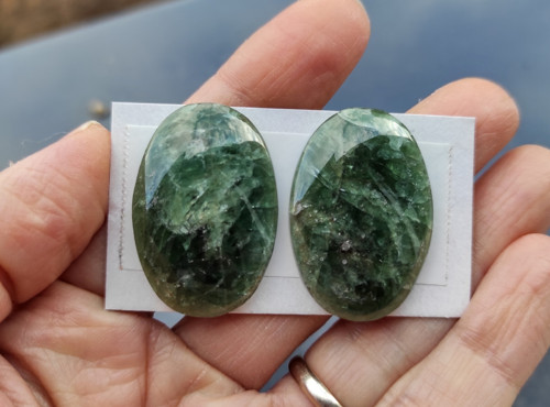 Apatit - pár, ID 2407, 33x22 mm — foto 2