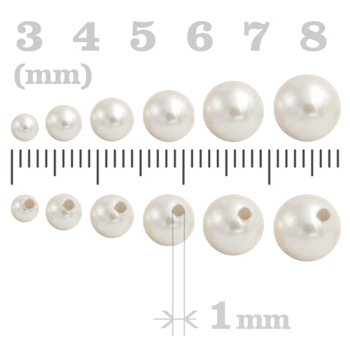 Půldírkové perličky 2ks / 3mm — foto 2