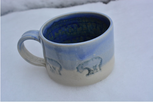 Porcelán s medvědem, 300 ml — foto 2