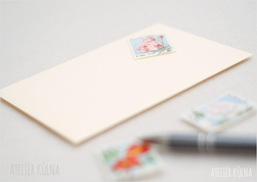 Dopisní sada & monogram *Vykouknutí* — foto 3
