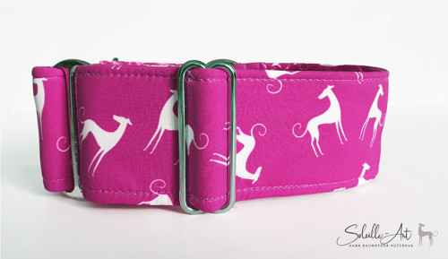 Chrtí obojek martingale - Pink — foto 2