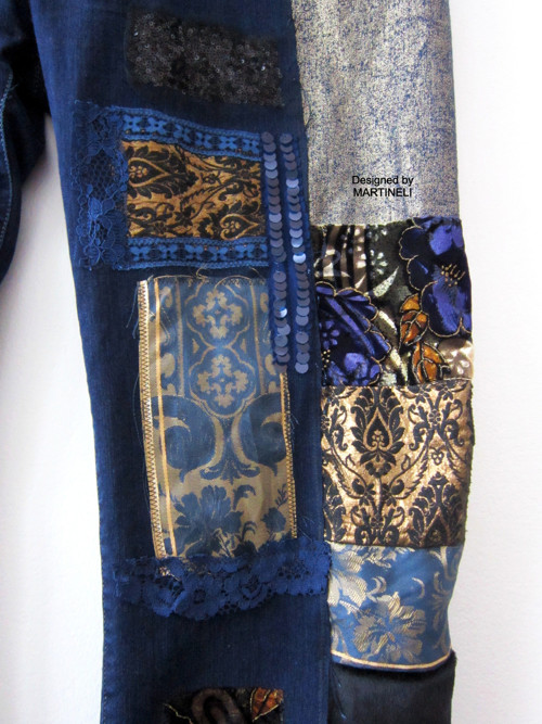Extravagantní vyšívané džíny-Boho Plus Size — foto 6