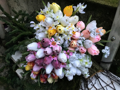 Kytice tulipánů v bílé — foto 6