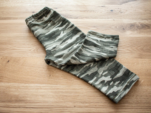 Dětské legíny maskáčové /vel. 80 — foto 2
