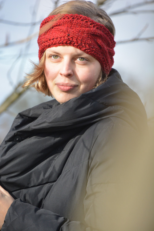 Čelenka lana wool červená — foto 5