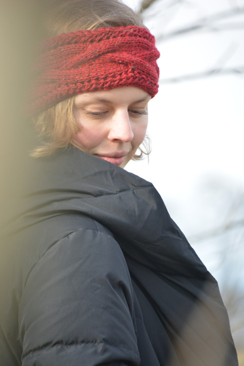 Čelenka lana wool červená — foto 3