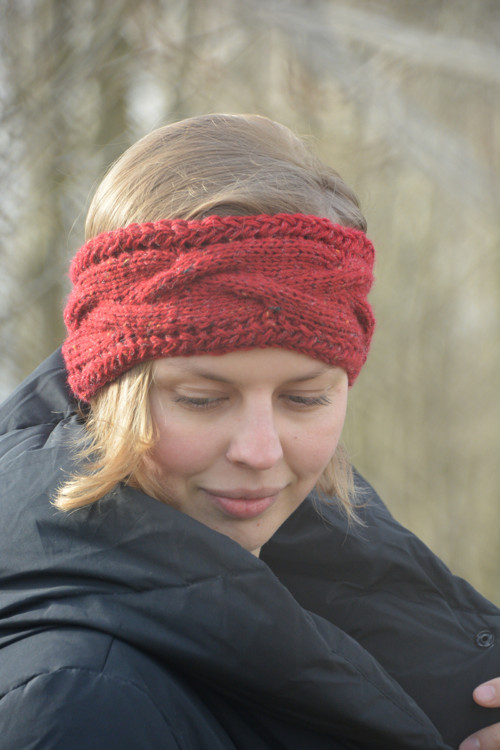 Čelenka lana wool červená — foto 6