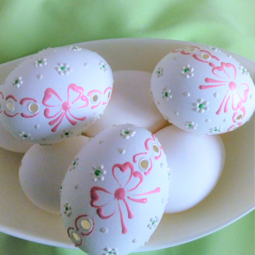 Kraslice růžová mašlička — foto 2