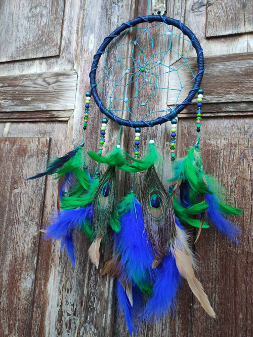 Indiánský lapač snů - Magické paví oko — foto 4