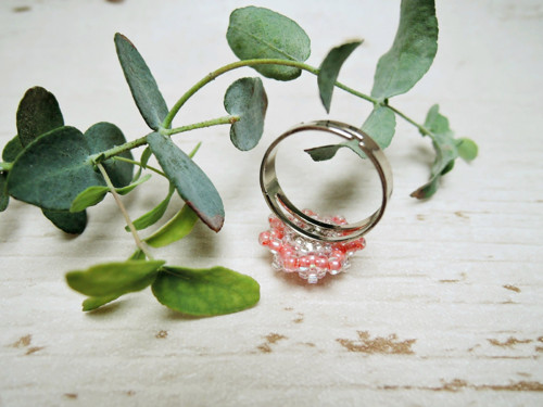 Swarovski prstýnek "Salmon pink"- dětský! — foto 3