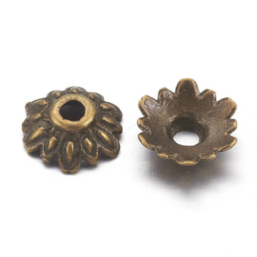 Kaplík antický bronz č.2 8mm/10ks — foto 2