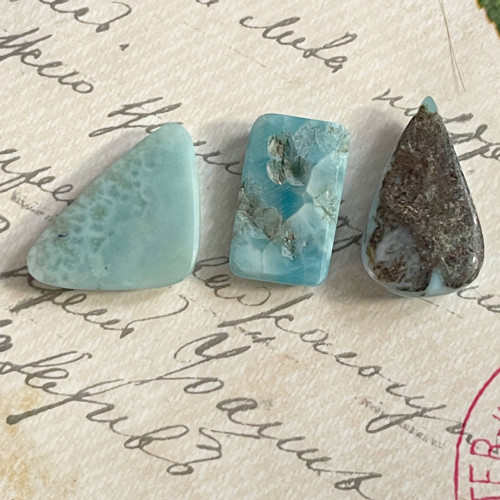 Larimar kabošon A-3058 (č.3 slza) — foto 3