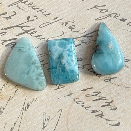 Larimar kabošon A-3058 (č.1 freeform) — foto 2