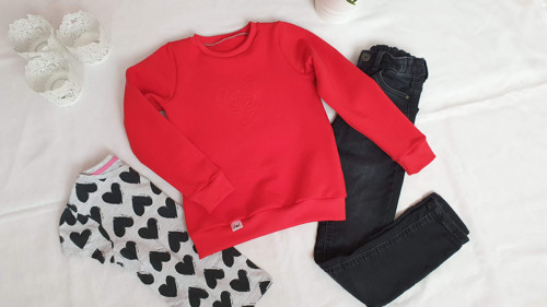 Red! * Basic mikina — foto 2