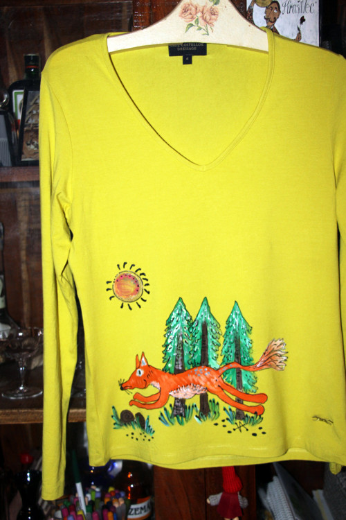 Triko RECY vel. M/L malované — foto 3