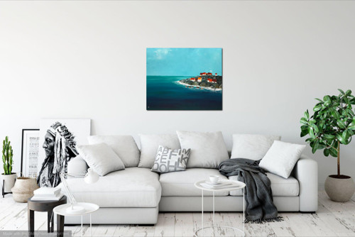 Love blue - 60x50cm — foto 3