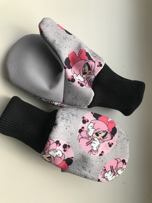 Softshellové rukavice- Minnie 1-2 roky — foto 6
