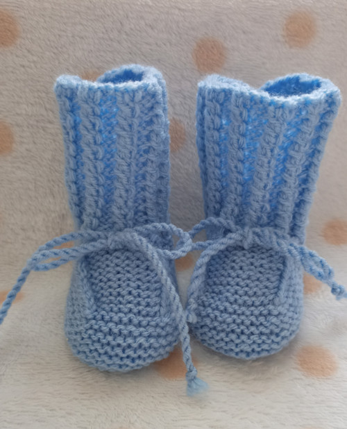 Pletené bačkůrky - 10 cm — foto 2