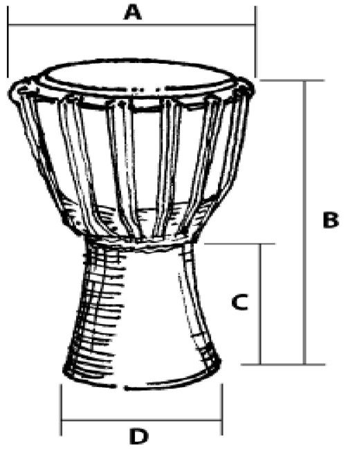 Batoh na djembe do prům. 30 cm — foto 5