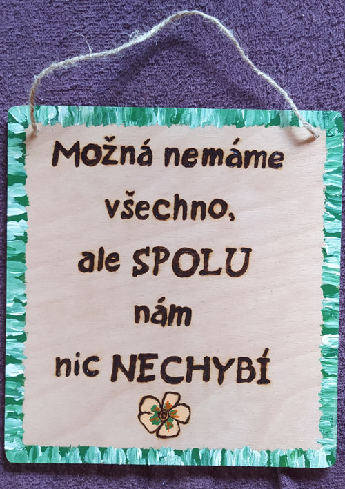 Cedulka SPOLU zelená — foto 4