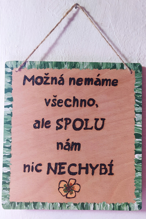 Cedulka SPOLU zelená — foto 2