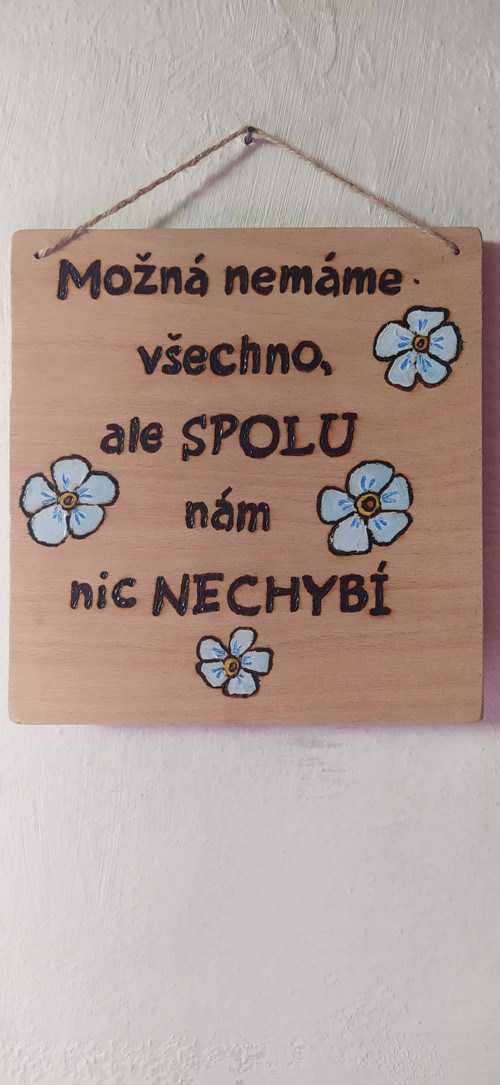 Cedulka SPOLU květinová — foto 4