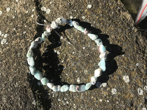 Náramek: larimar - valouny — foto 2