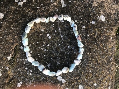 Náramek: larimar - valouny — foto 4