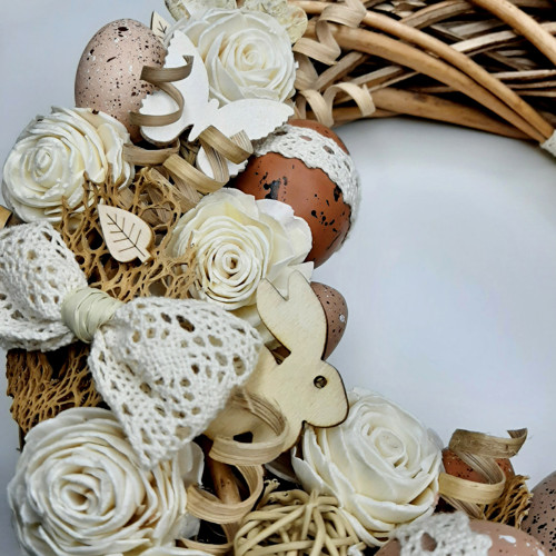 Boho velikonoční věnec — foto 2