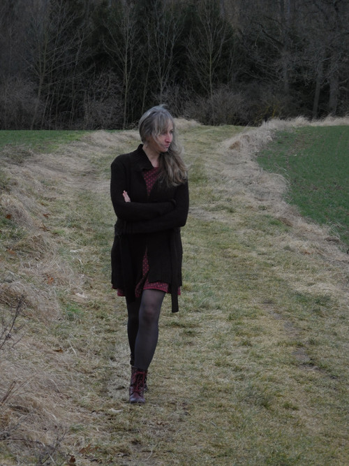 Houbový šaty :-).šaty bavlněný úplet — foto 2