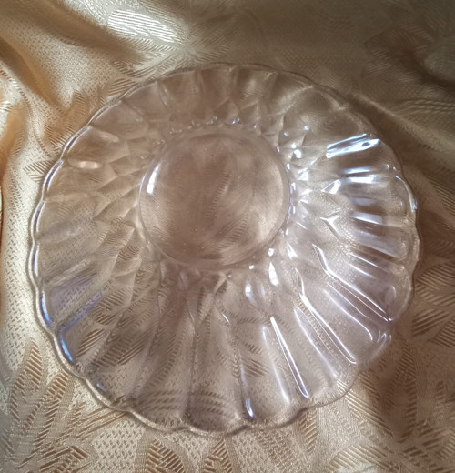 Velký skleněný talíř — foto 3