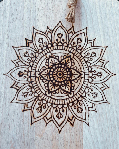 Dřevěné prkýnko - MANDALA — foto 3