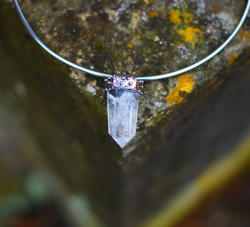 Nerezový náhrdelník..." Crystal " — foto 3