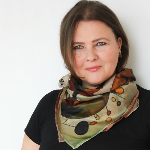 Hedvábný šátek - Á la Miró — foto 3