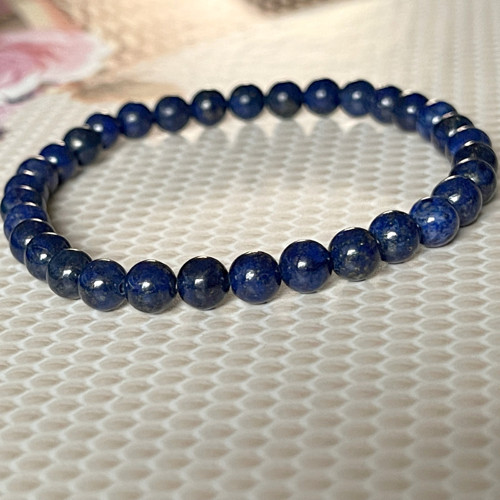 Elastický náramek lapis lazuli - lazurit E042 — foto 2
